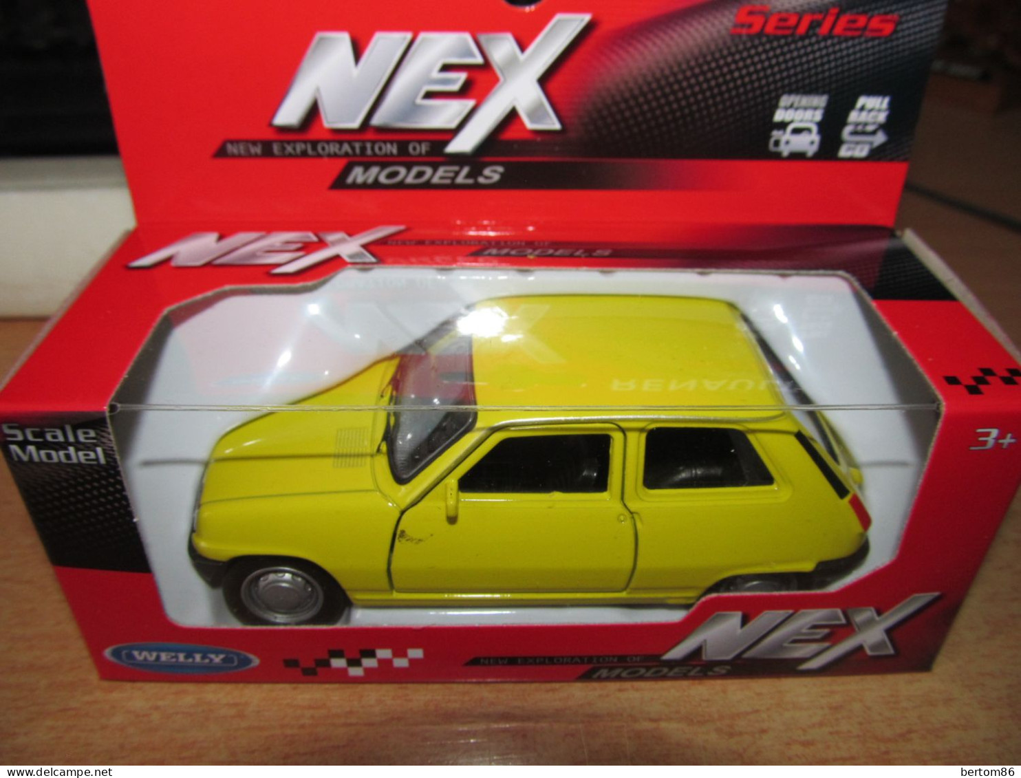 WELLY NEX  RENAULT 5 / R5 JAUNE - ETAT NEUF SOUS BLISTER. - Other & Unclassified