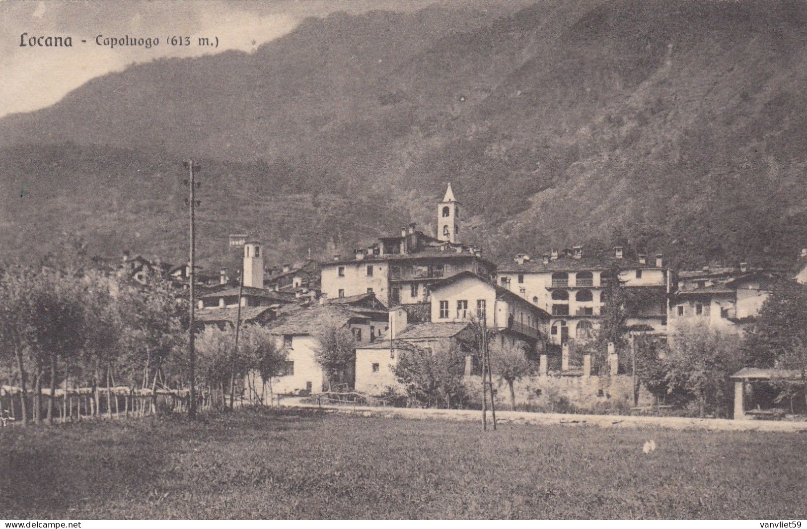 LOCANA-TORINO-CAPOLUOGO-CARTOLINA NON VIAGGIATA -ANNO 1920-1930 - Other & Unclassified