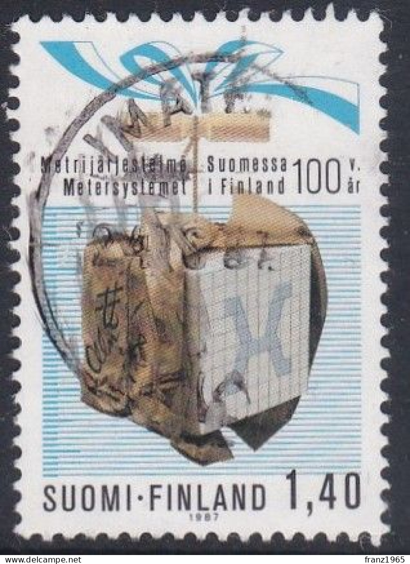 Centenary Of Metric System In Finland - 1987 - Used Stamps