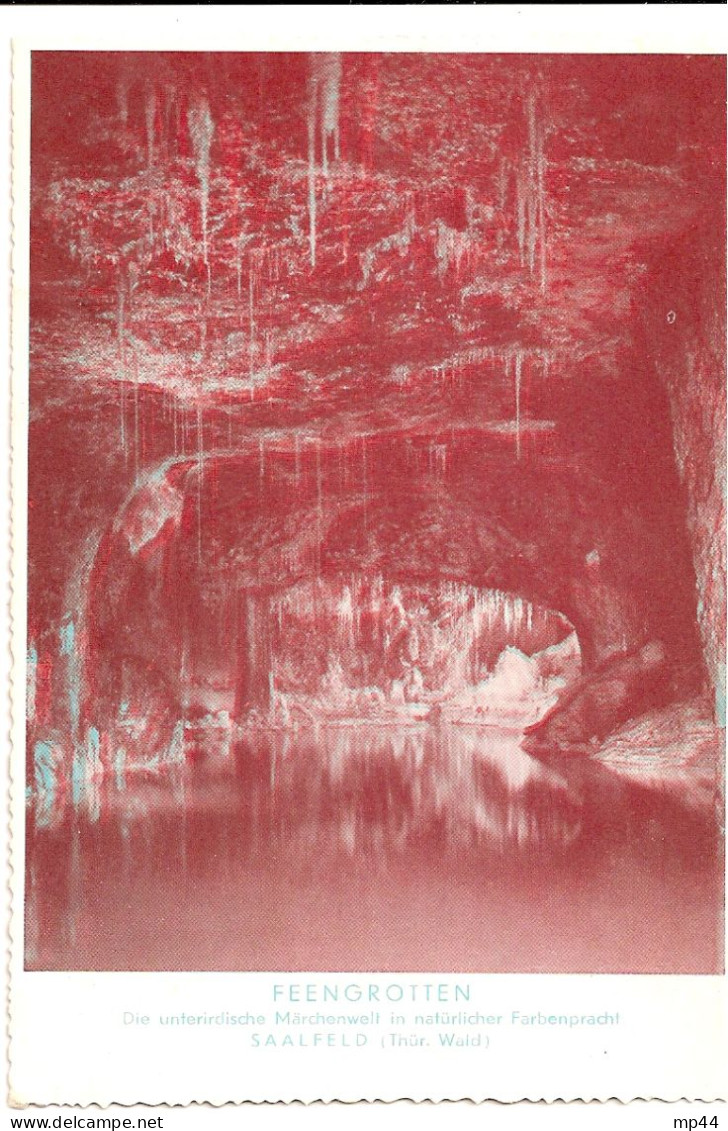 3 --- Allemagne Thuringe SAALFELD Feengrotten Grottes Des Fées - Autres & Non Classés