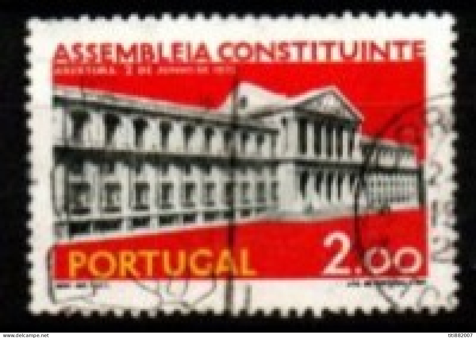 PORTUGAL    -   1975.    Y&T N° 1263 Oblitéré.  Assemblée Constituante - Used Stamps