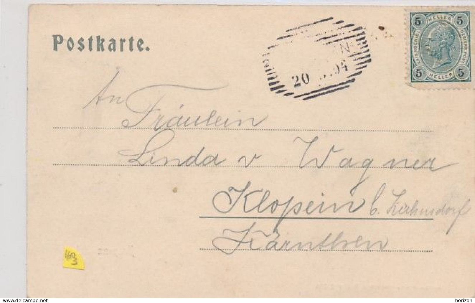 G.958   Durrensee Und Monte Cristallo - Ampezzothal - 1904 - Autres & Non Classés
