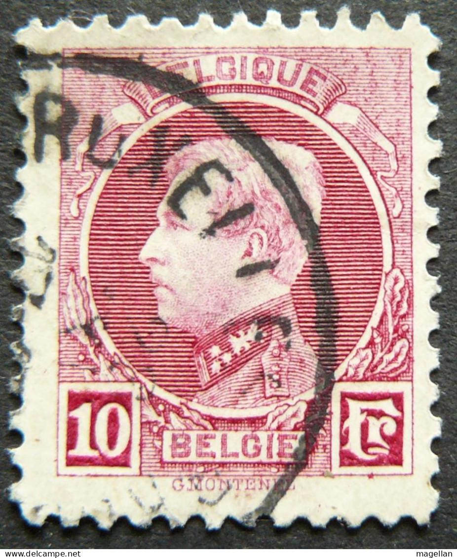 Belgique - Yvert N° 219 Oblitéré - 1921-1925 Small Montenez
