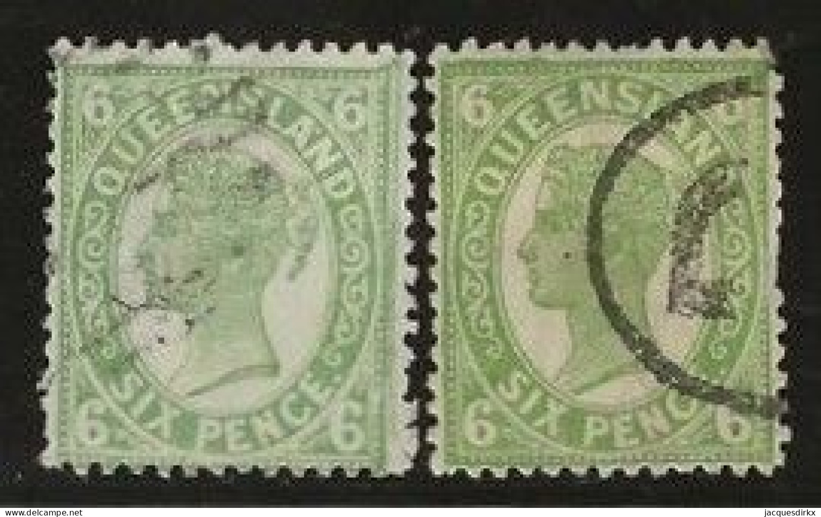 Queensland    .   SG    .  249/250     .   O      .     Cancelled - Used Stamps