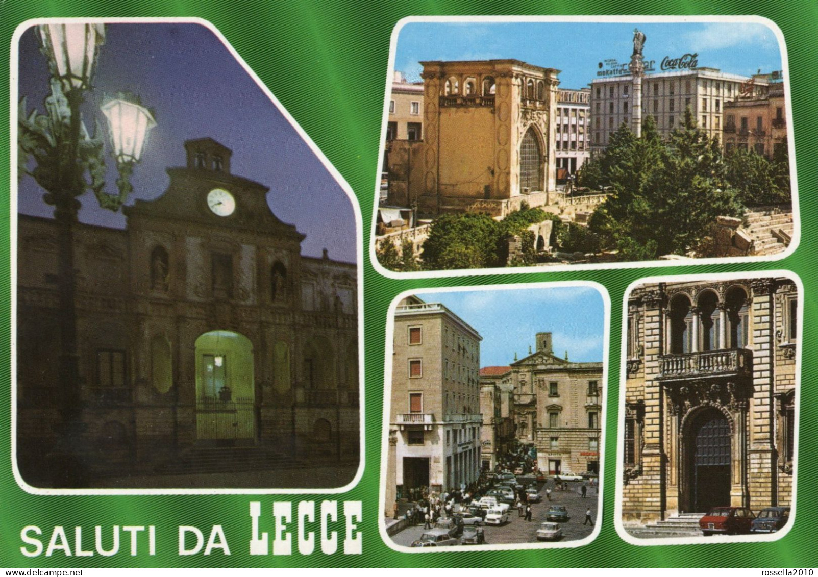 CARTOLINA ITALIA LECCE SALUTI VEDUTINE Italy Postcard ITALIEN AK - Lecce