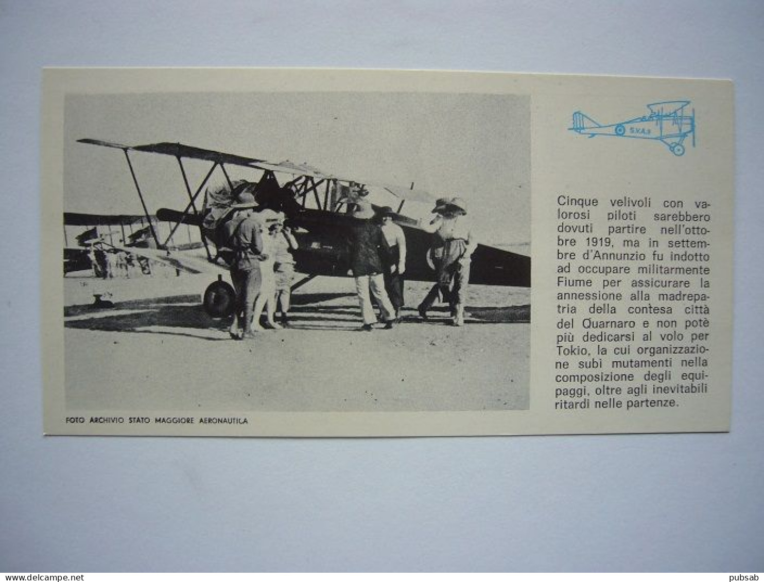 Avion / Airplane / RAID ROMA - TOKYO / Airplane SVA / Ferrarin Capannini And Masiero Moretto / Card And Cover - 1946-....: Modern Era