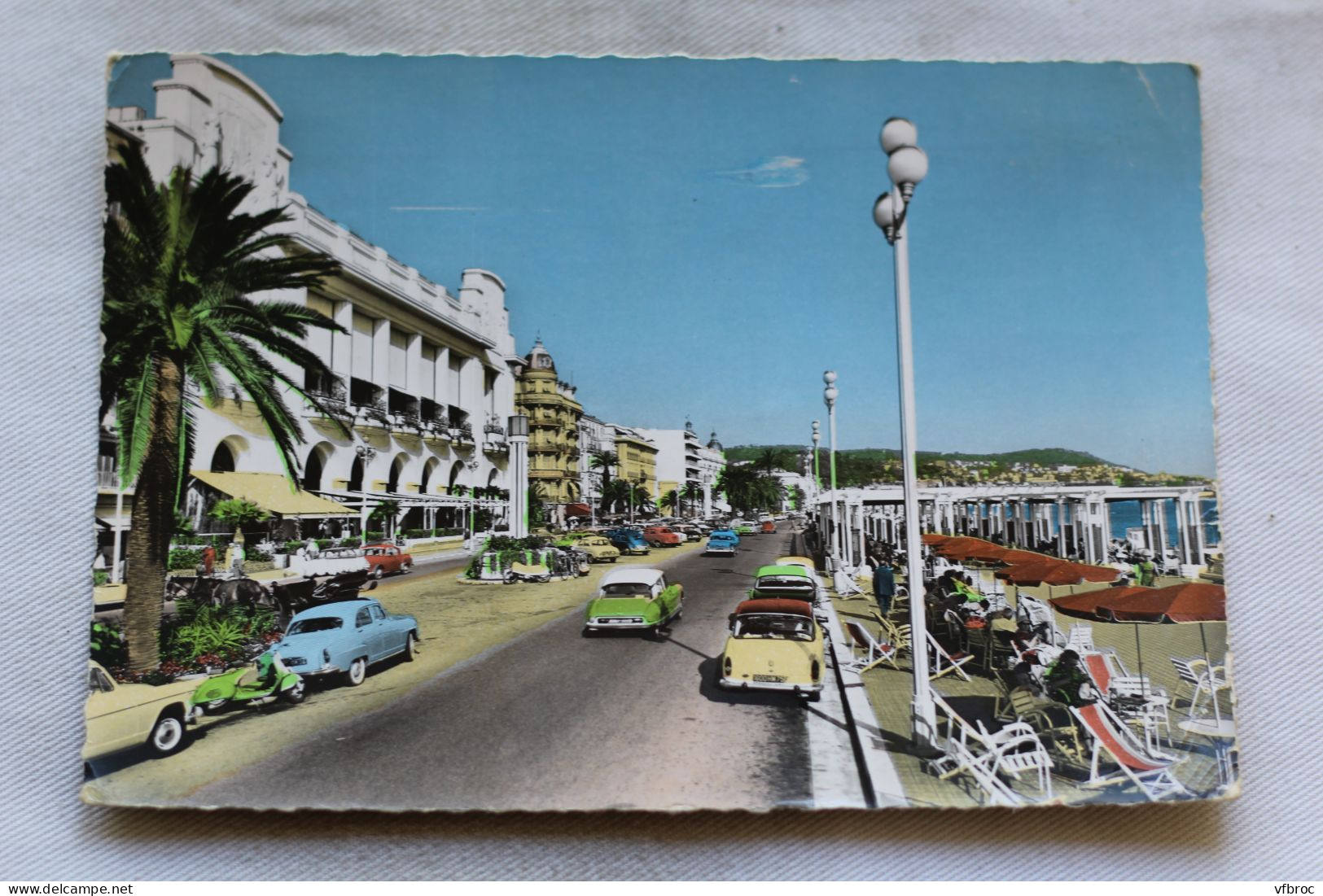 N870, Cpm 1961, Nice, La Promenade Des Anglais Et Le Palais De La Méditerranée, Alpes Maritimes 06 - Other & Unclassified