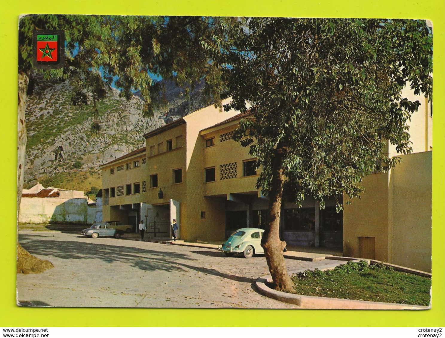 Maroc XAUEN N°4 Hôtel PARADOR Du Tourisme Renault Dauphine VOIR ZOOM VW Käfer Simca Ariane VOIR DOS - Autres & Non Classés