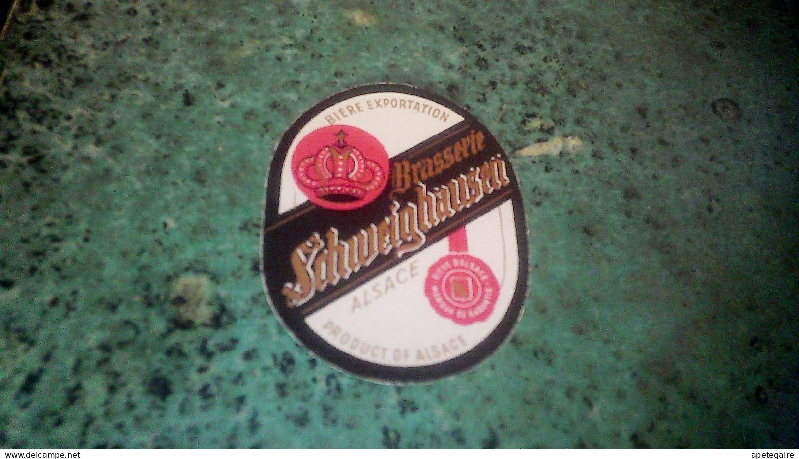 Alsace Etiquette Ancienne De Bière  Brasserie Schweighausen - Beer