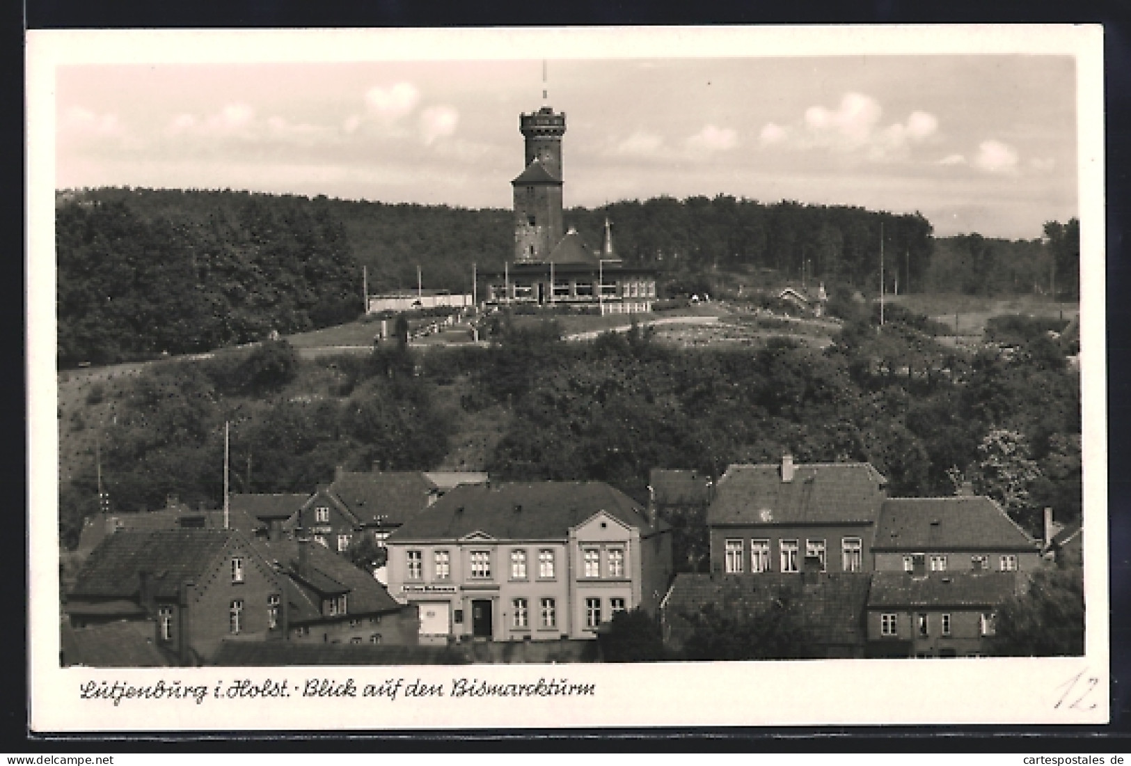 AK Lütjenburg I. Holst., Blick Auf Den Bismarckturm  - Lütjenburg