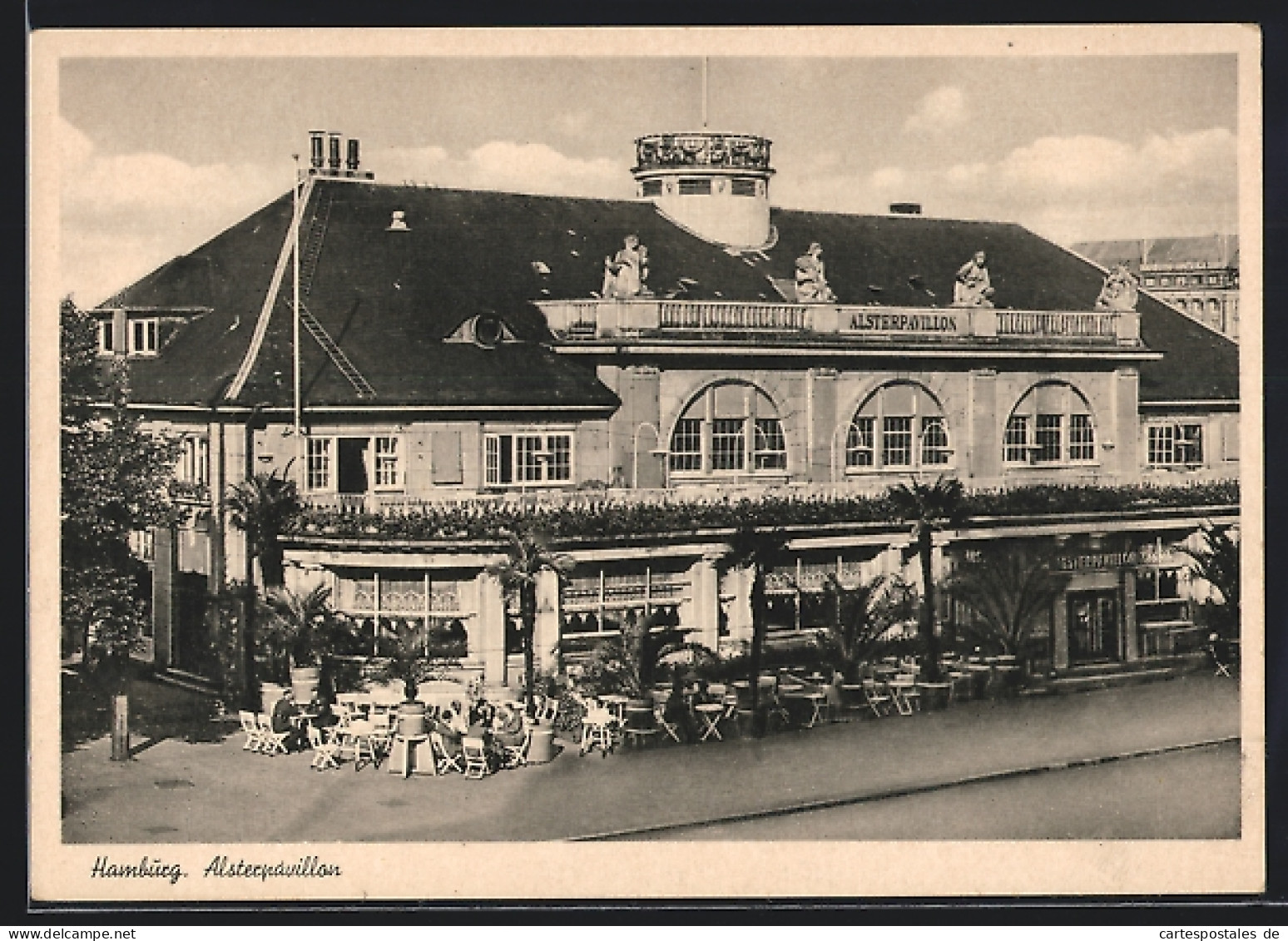 AK Hamburg-Neustadt, Alsterpavillon, Cafe  - Mitte