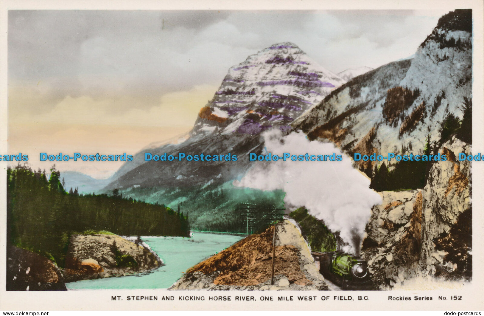 R046857 Mt. Stephen And Kicking Horse River. One Mile West Of Field. Rockies. No - Monde