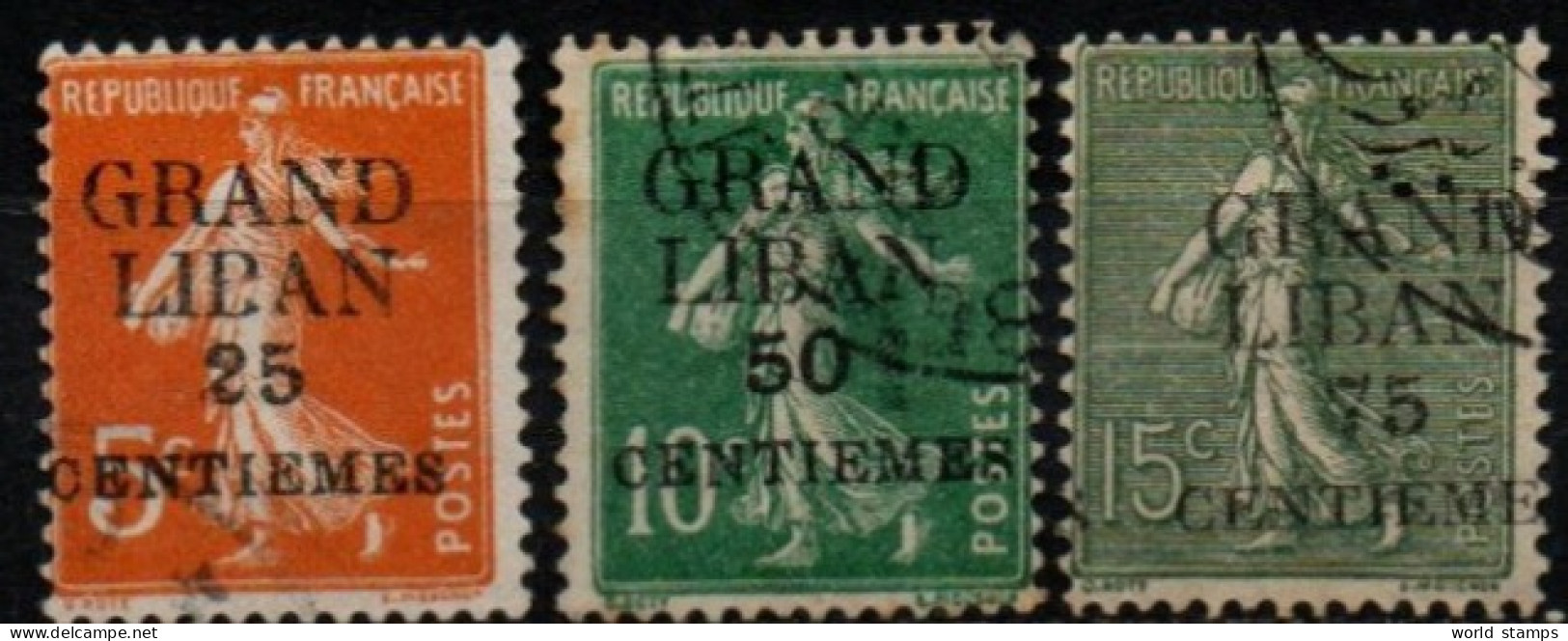 GRAND LIBAN 1924 O - Gebraucht