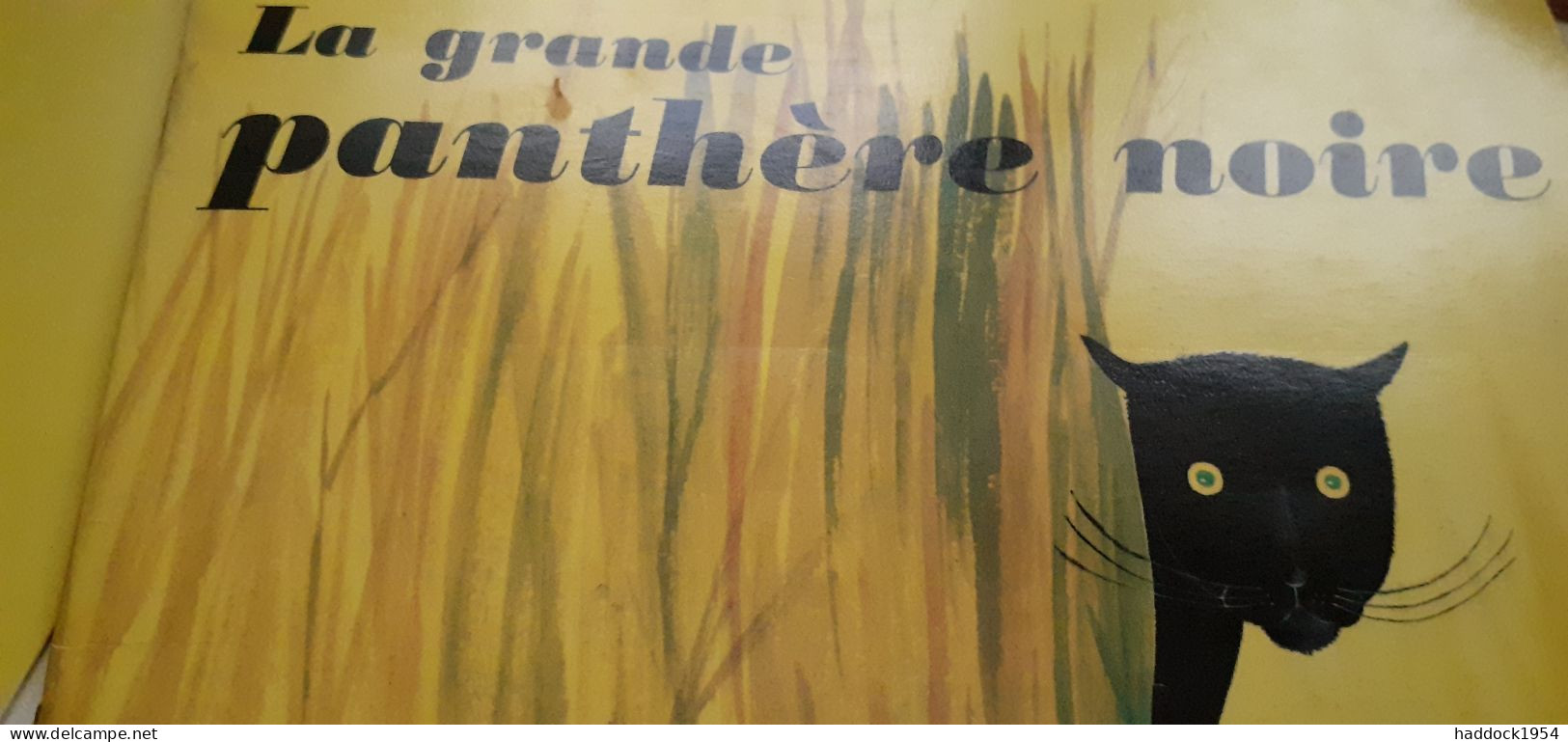 La Grande Panthère Panthère Noire P.FRANCOIS Flammarion Les Albums Du Père Castor 1968 - Kinderen