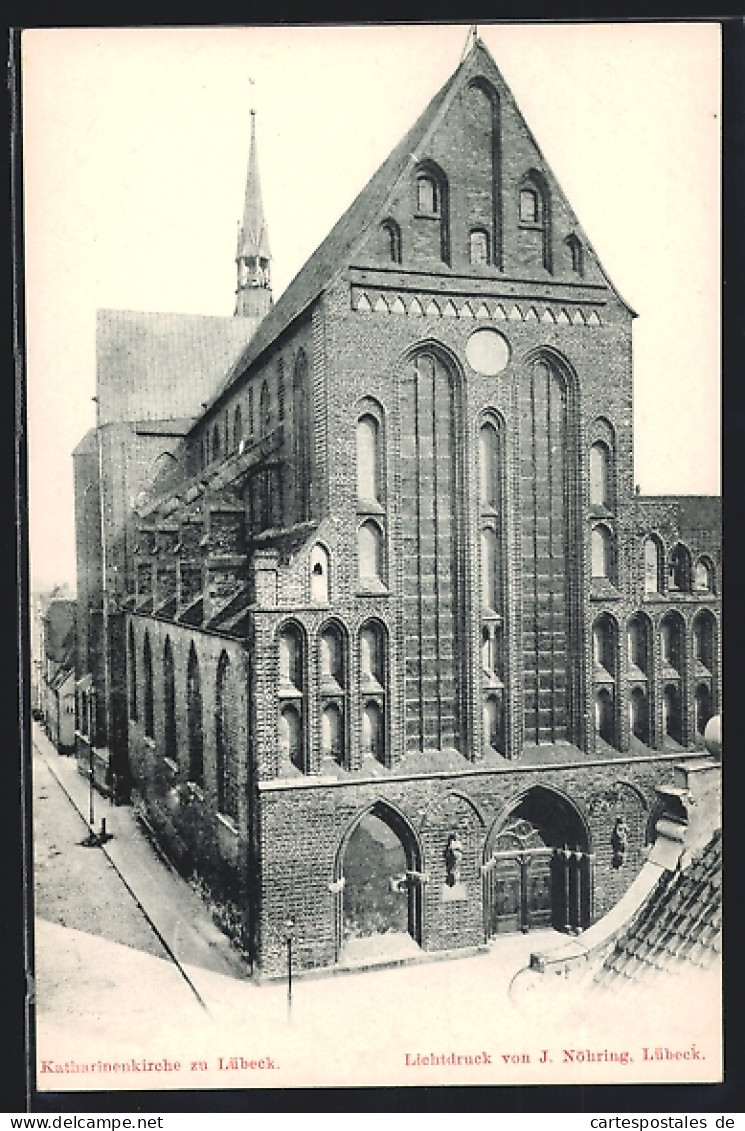 AK Lübeck, Katharinenkirche Im Sonnenlicht  - Luebeck