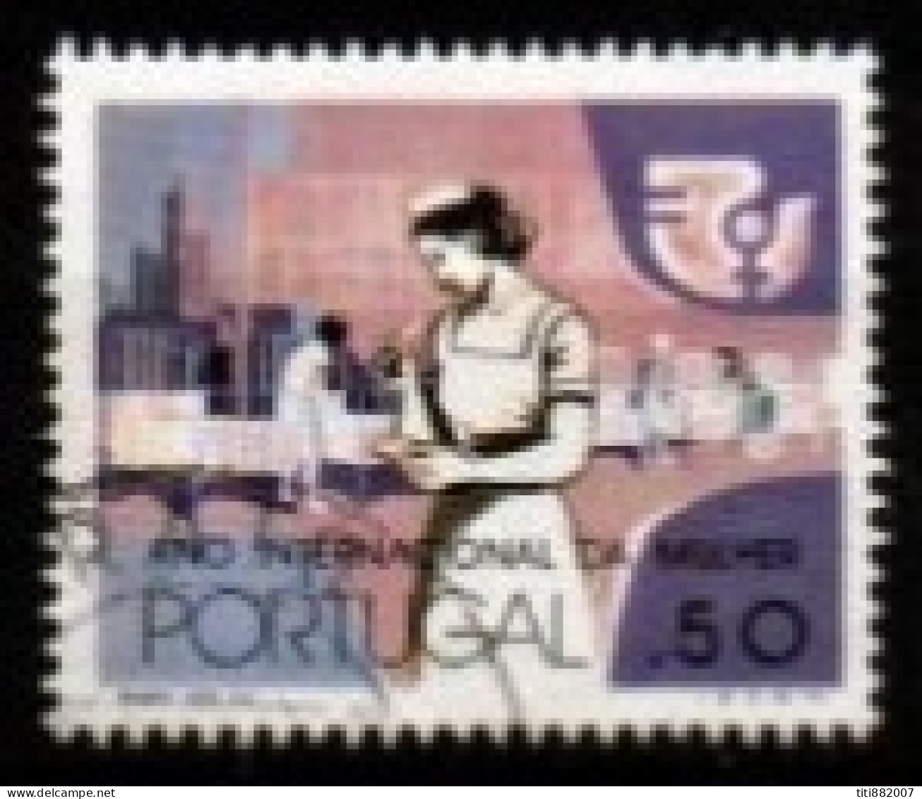 PORTUGAL    -   1975.    Y&T N° 1281 Oblitéré.   Infirmière - Oblitérés