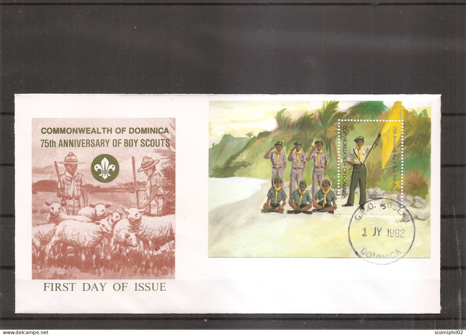 Dominique - Scoutisme ( FDC De 1982 à Voir) - Dominica (1978-...)