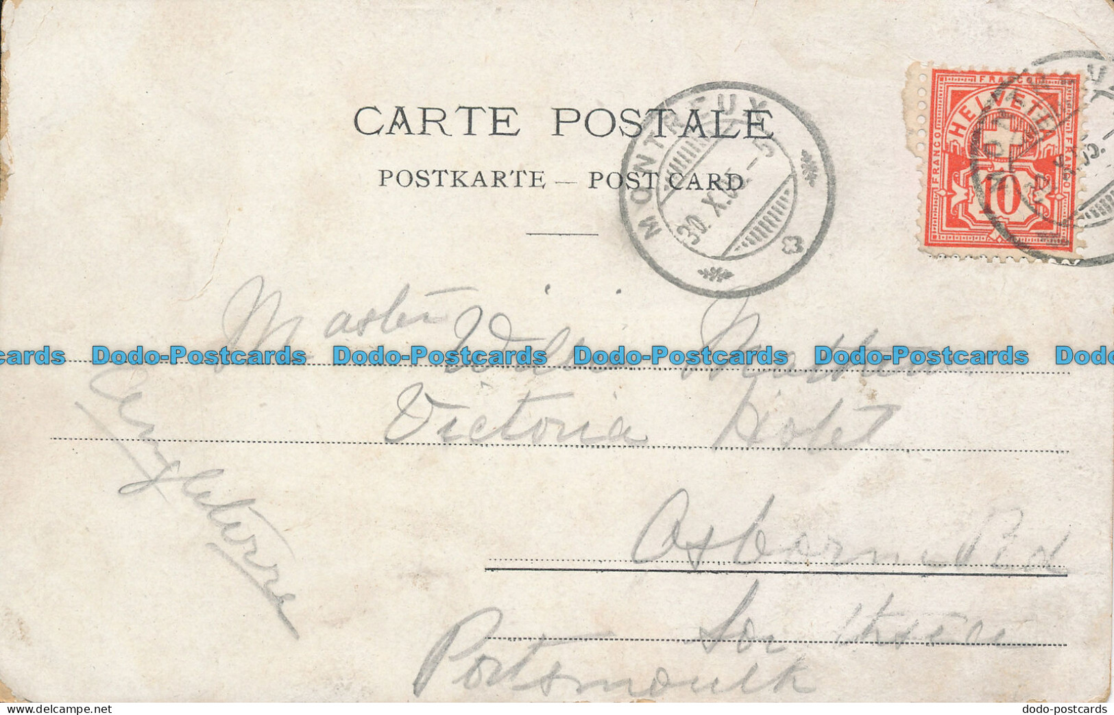 R046883 Barque Du Leman. 1905 - Monde