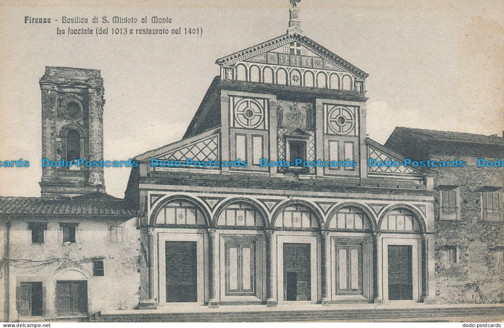 R046900 Firenze. Basilica Di S. Miniato Of Monte La Facciata - Monde