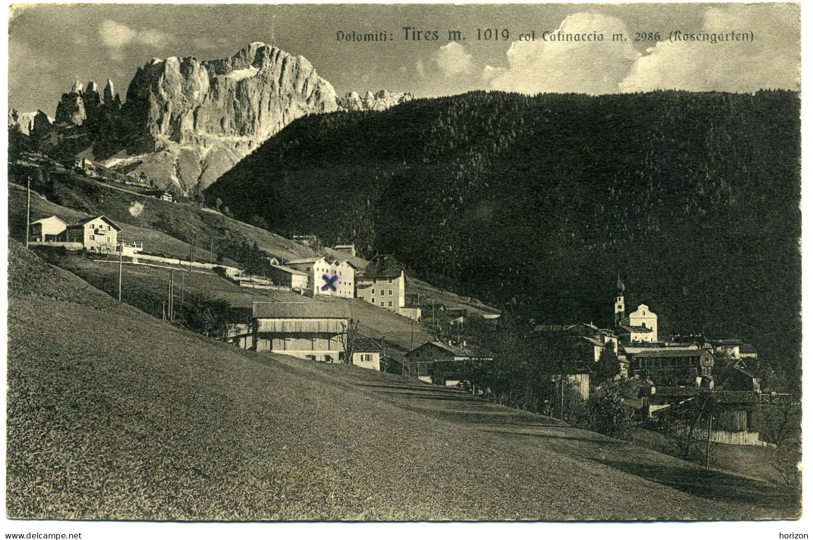 G.964   Dolomiti - TIRES  - Bolzano - 1925 - Autres & Non Classés
