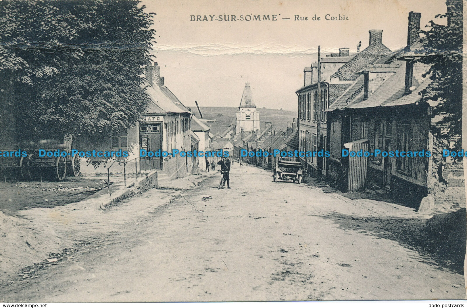R046921 Bray Sur Somme. Rue De Corbie - Monde