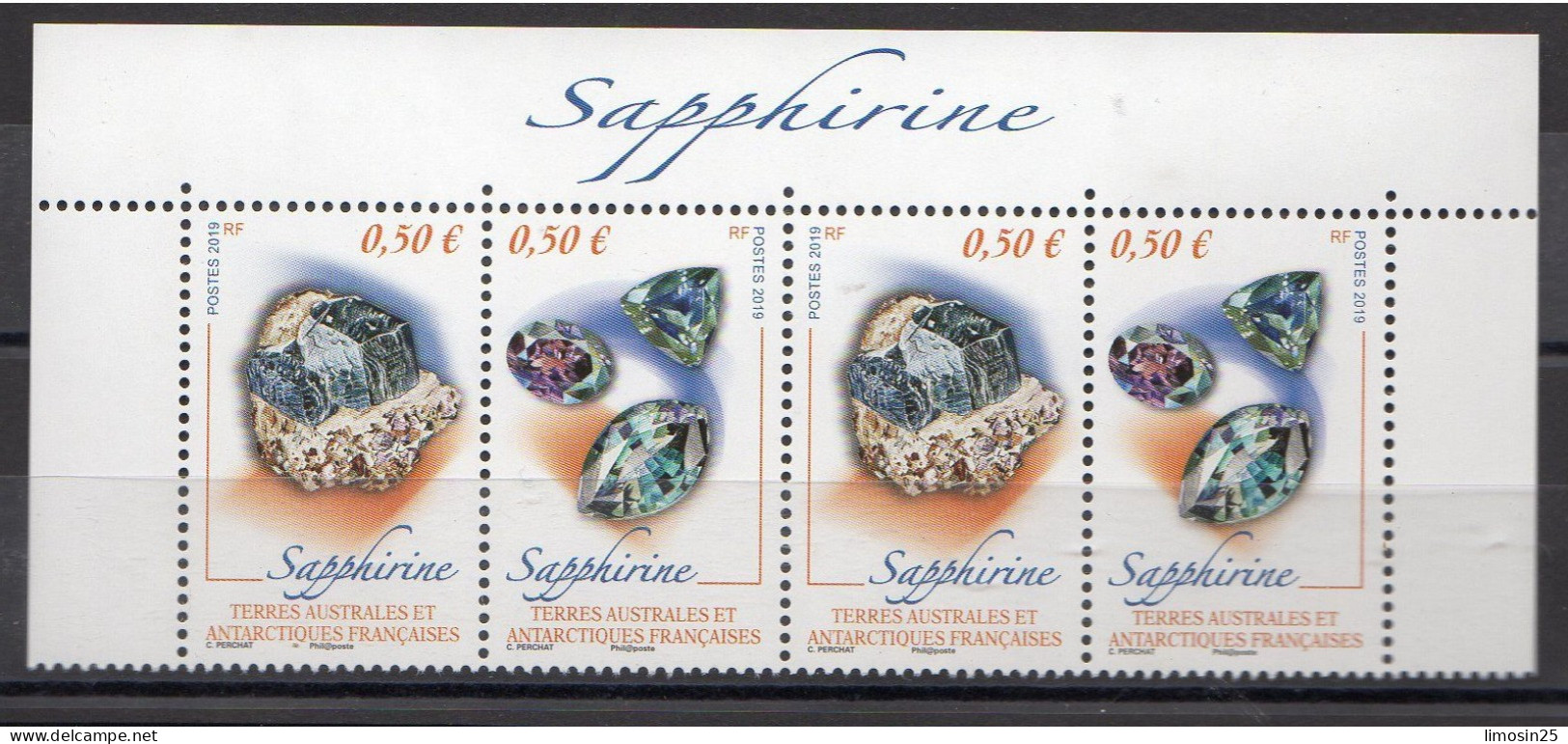 TAAF - Sapphirine - 2019 - Unused Stamps
