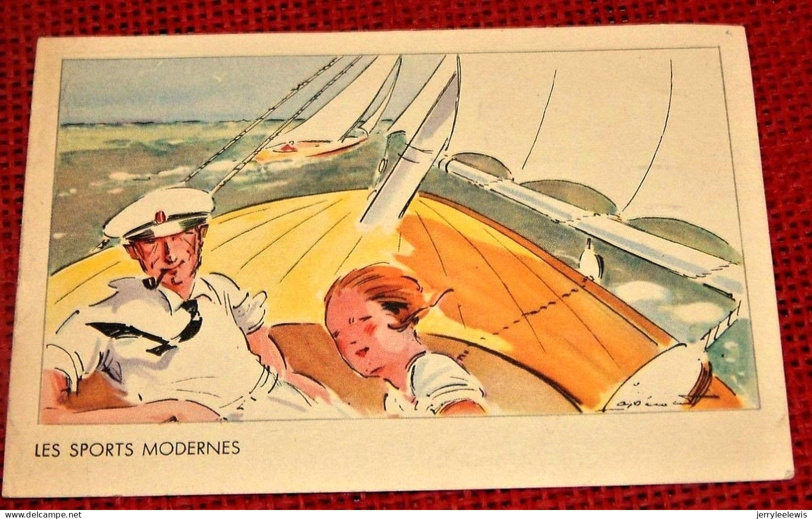 LES SPORTS MODERNES -  VOILE  (collection De L'Hemostyl- Hepamoxyl) - Sailing