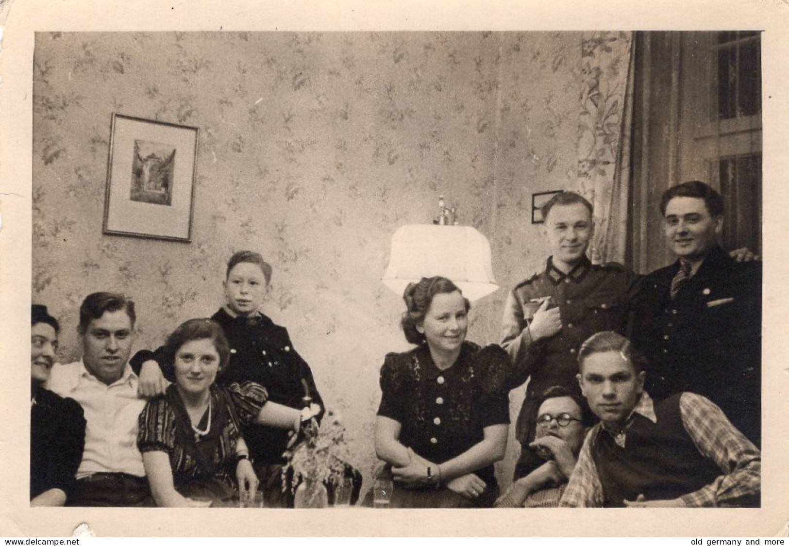 WWII Soldat Mit Familie - Guerra, Militari