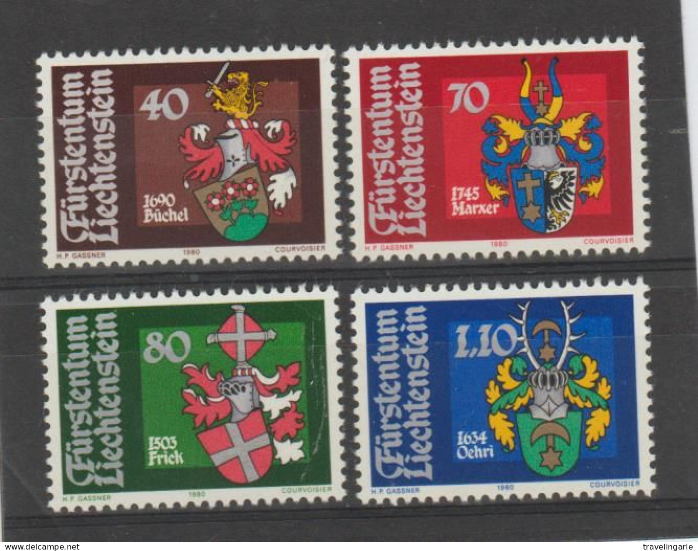 Liechtenstein 1981 Coat Of Arms Of The Landammanns (II) ** MNH - Ungebraucht