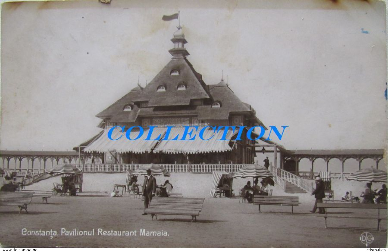 CONSTANTA 1910, Baile MAMAIA Plaja, GARA, Restaurant, Raritate Necirculata - Roemenië