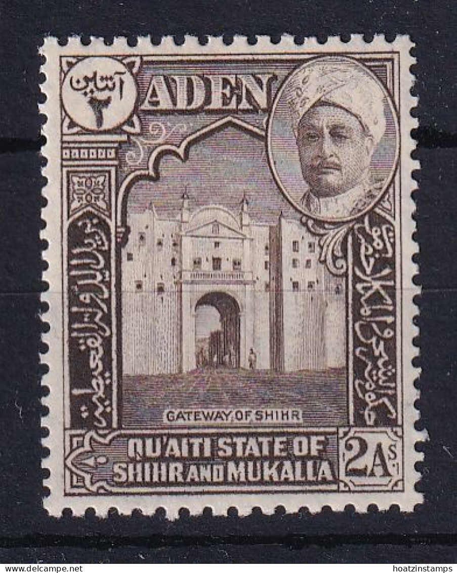 Aden - Hadhramaut: 1942/46   Sultan   SG5   2a       MH - Aden (1854-1963)