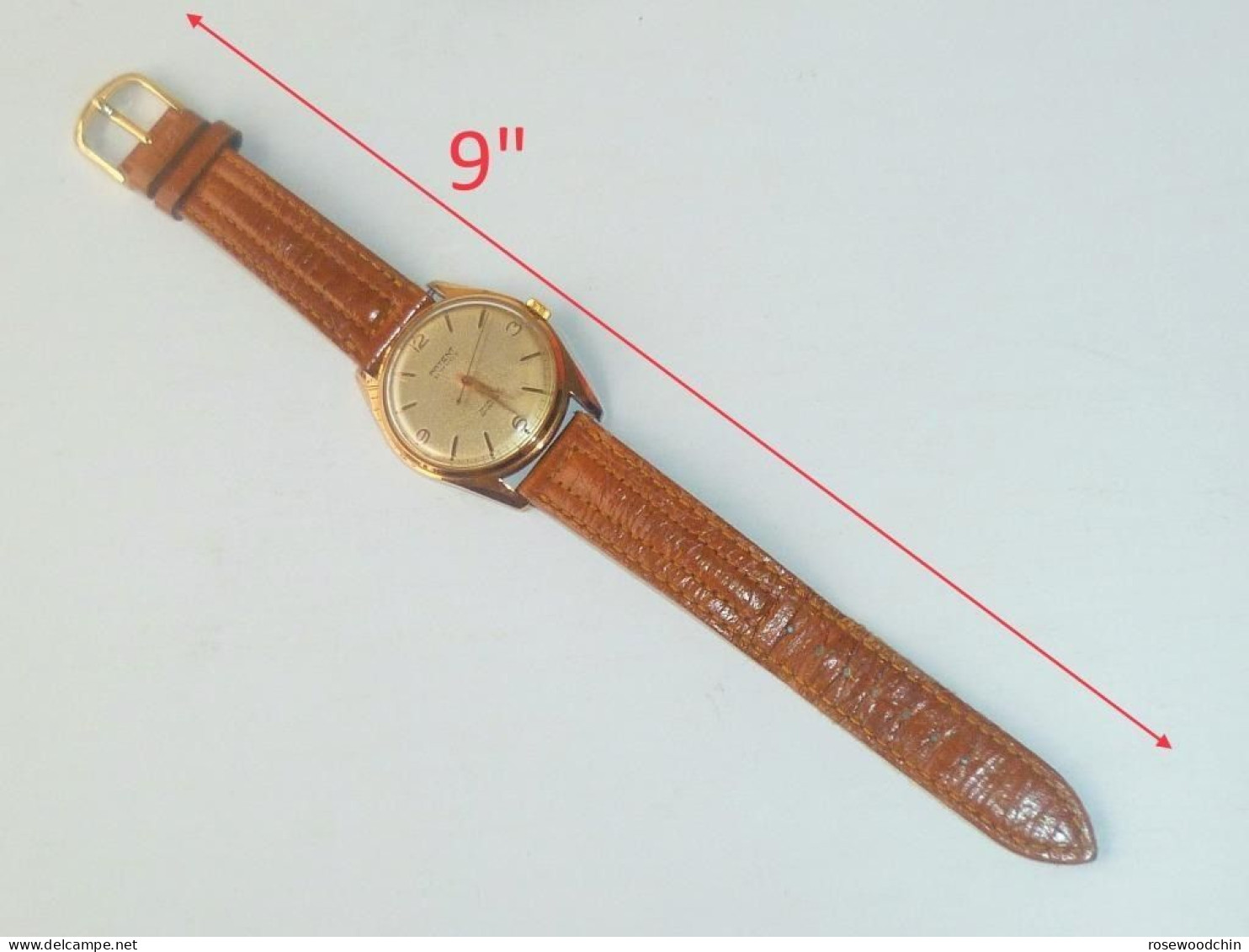 VINTAGE !! 60-70s' SWISS Made 21 Jewels Hand-winding Patent Wrist Watch - Watches: Old