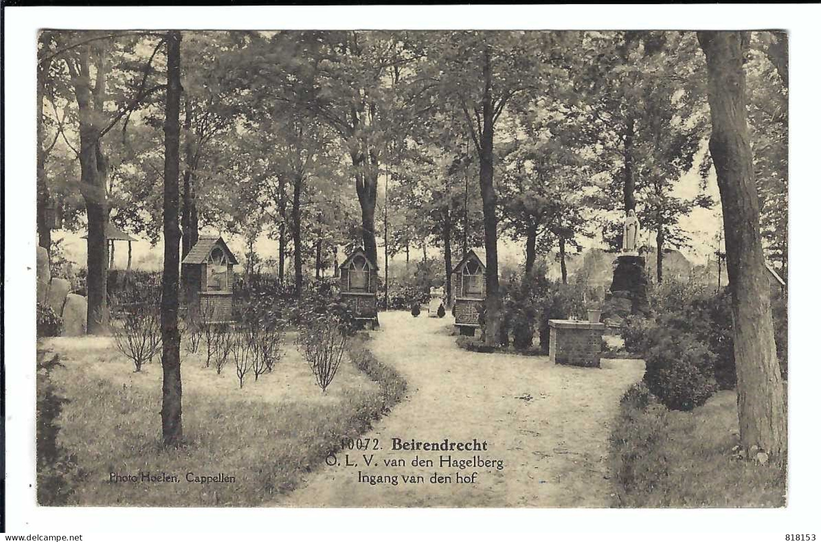 Berendrecht  Beirendrecht  -  O L V Van Den Hagelberg  Ingang V D Hof 1928      Photo  Hoelen  Cappellen  10072 - Antwerpen