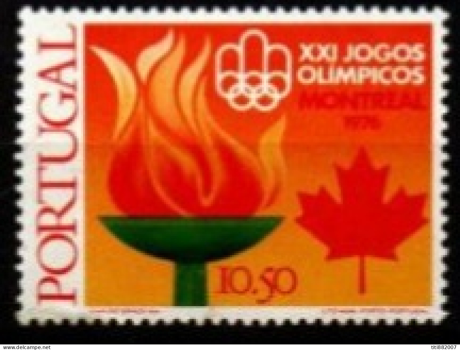 PORTUGAL    -   1976.    Y&T N° 1301 **. JO De Montréal - Unused Stamps