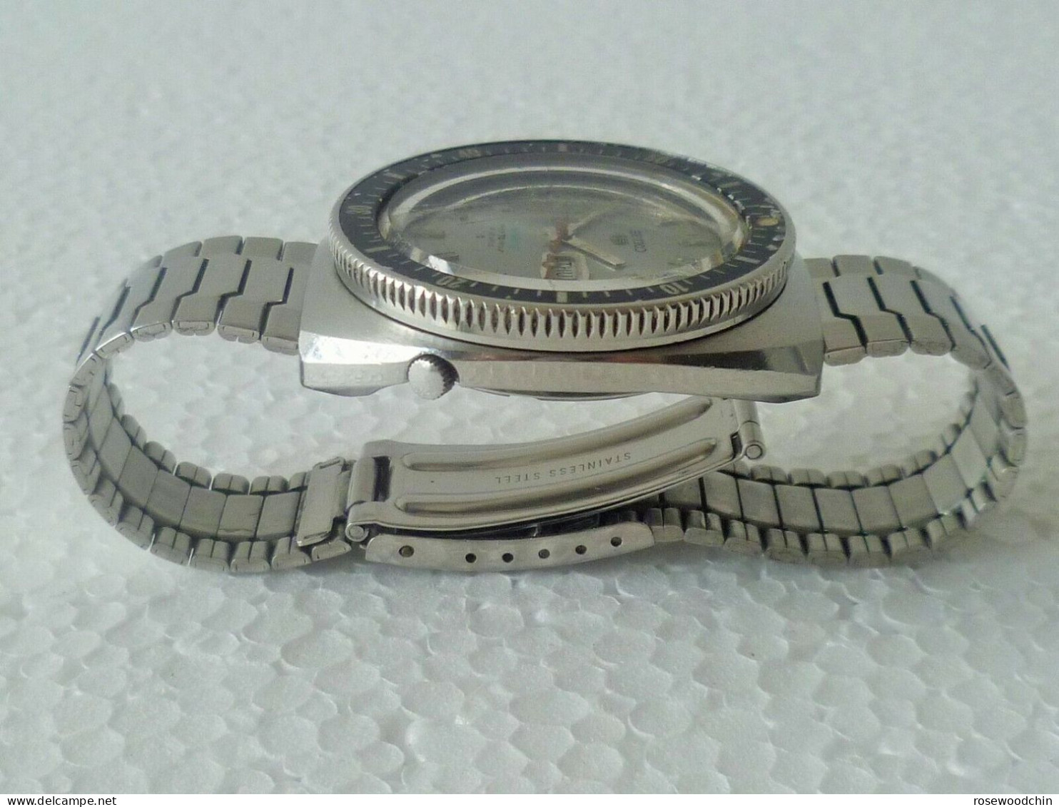 VINTAGE !! 60s' SEIKO 5 SPORTS Diver 6119-8120 70M 21 Jewels Automatic Watch 39mm - Orologi Antichi