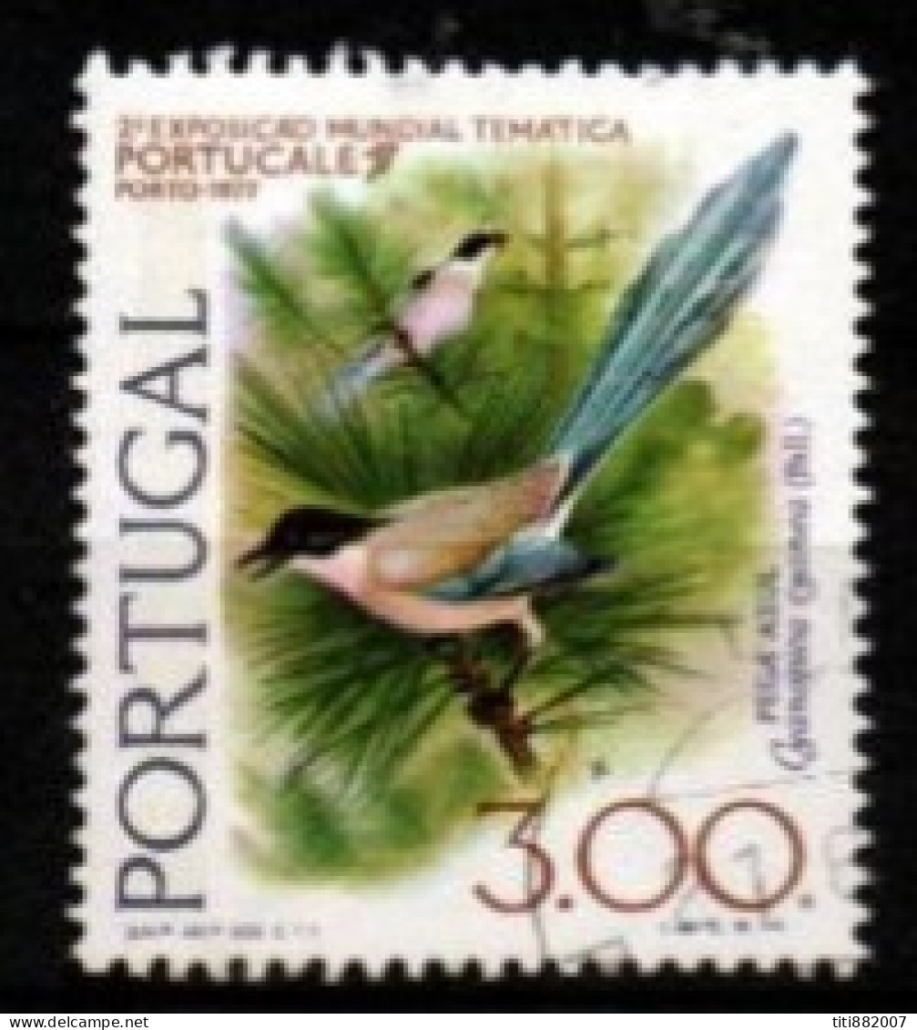 PORTUGAL    -   1976.    Y&T N° 1306 Oblitéré .  Oiseau  /  Pie - Oblitérés