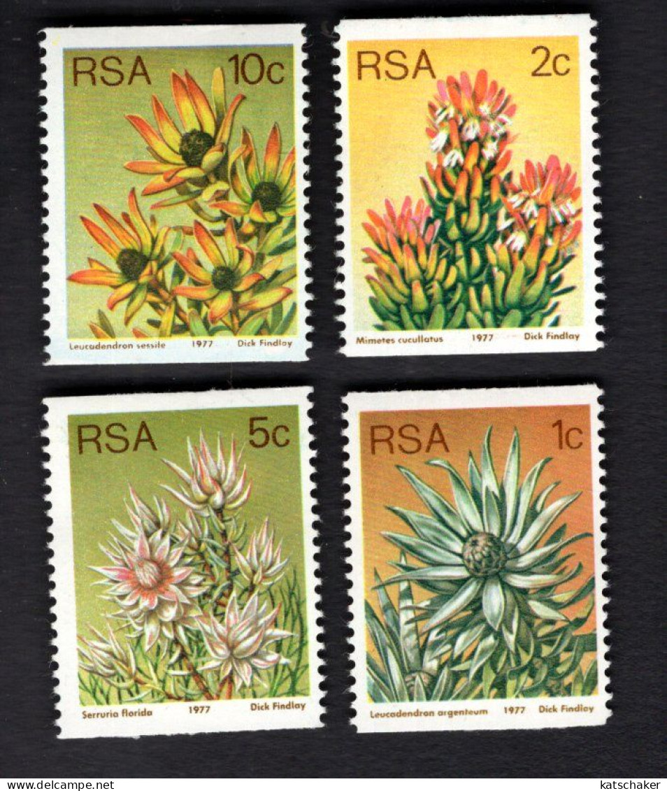 2031827411 1977 SCOTT 492 495 (XX)  POSTFRIS MINT NEVER HINGED - FLOWERS - Unused Stamps