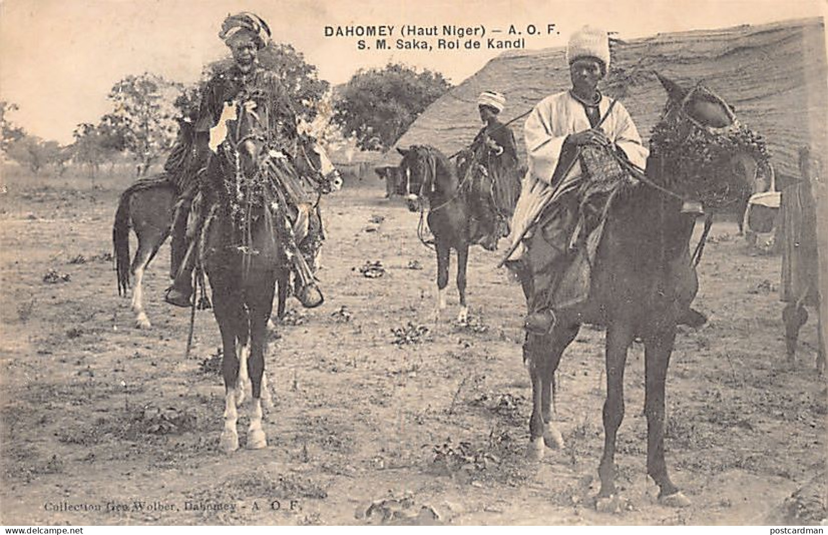 Bénin - Sa Majesté Saka, Roi De Kandi - Ed. Géo Wolber  - Benin