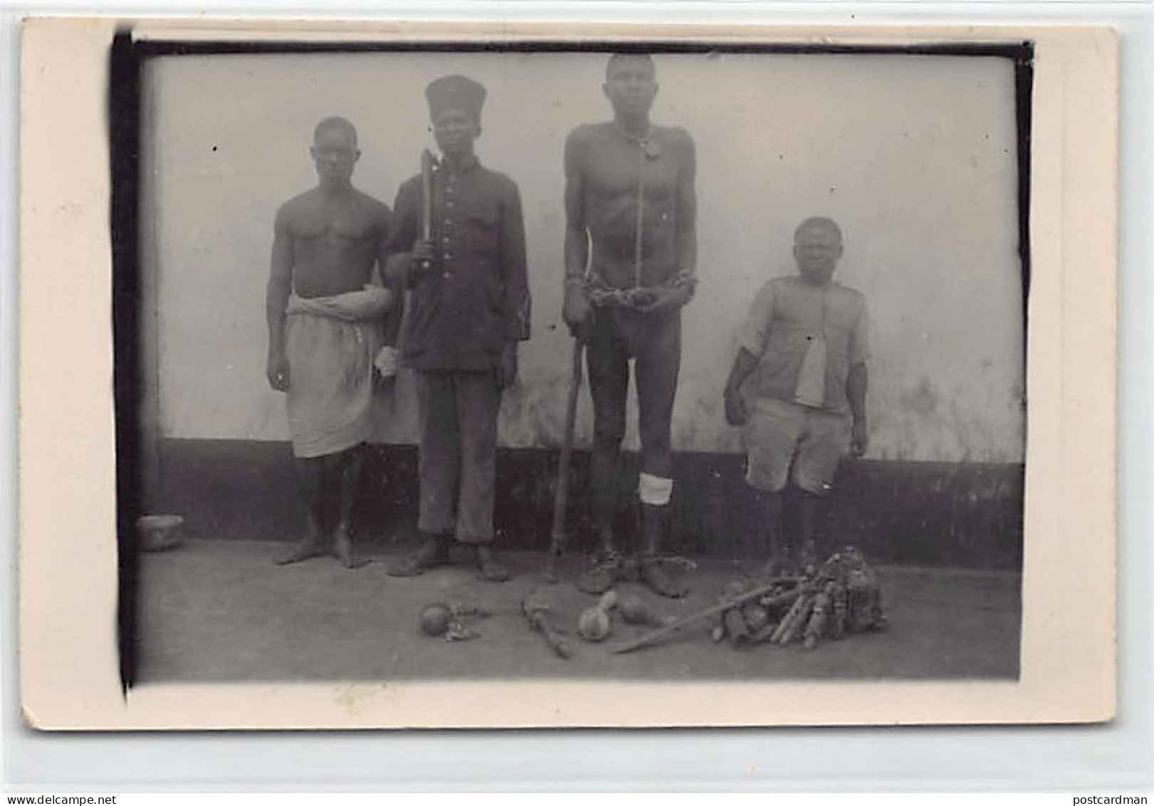 Côte D'Ivoire - Arrestation De 2 Féticheurs Assassins - CARTE PHOTO - Elfenbeinküste