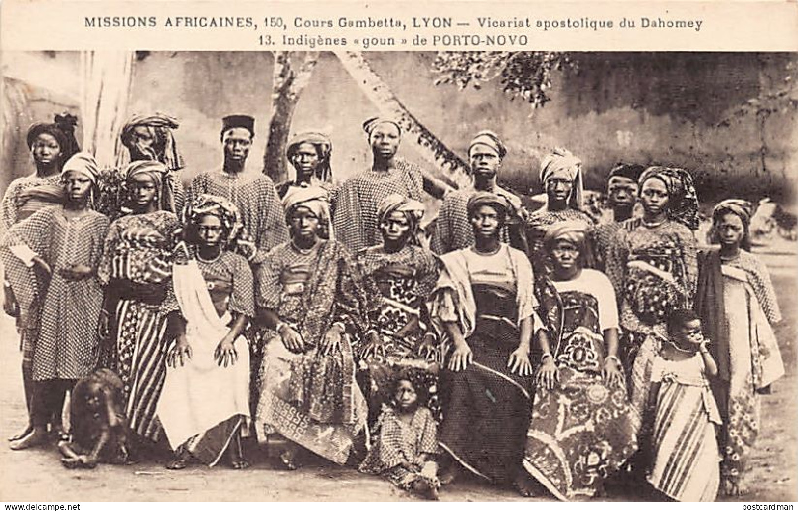 Bénin - Indigènes Du Peuple Goun De Porto-Novo - Ed. Missions Africaines De Lyon (France) 13 - Benin