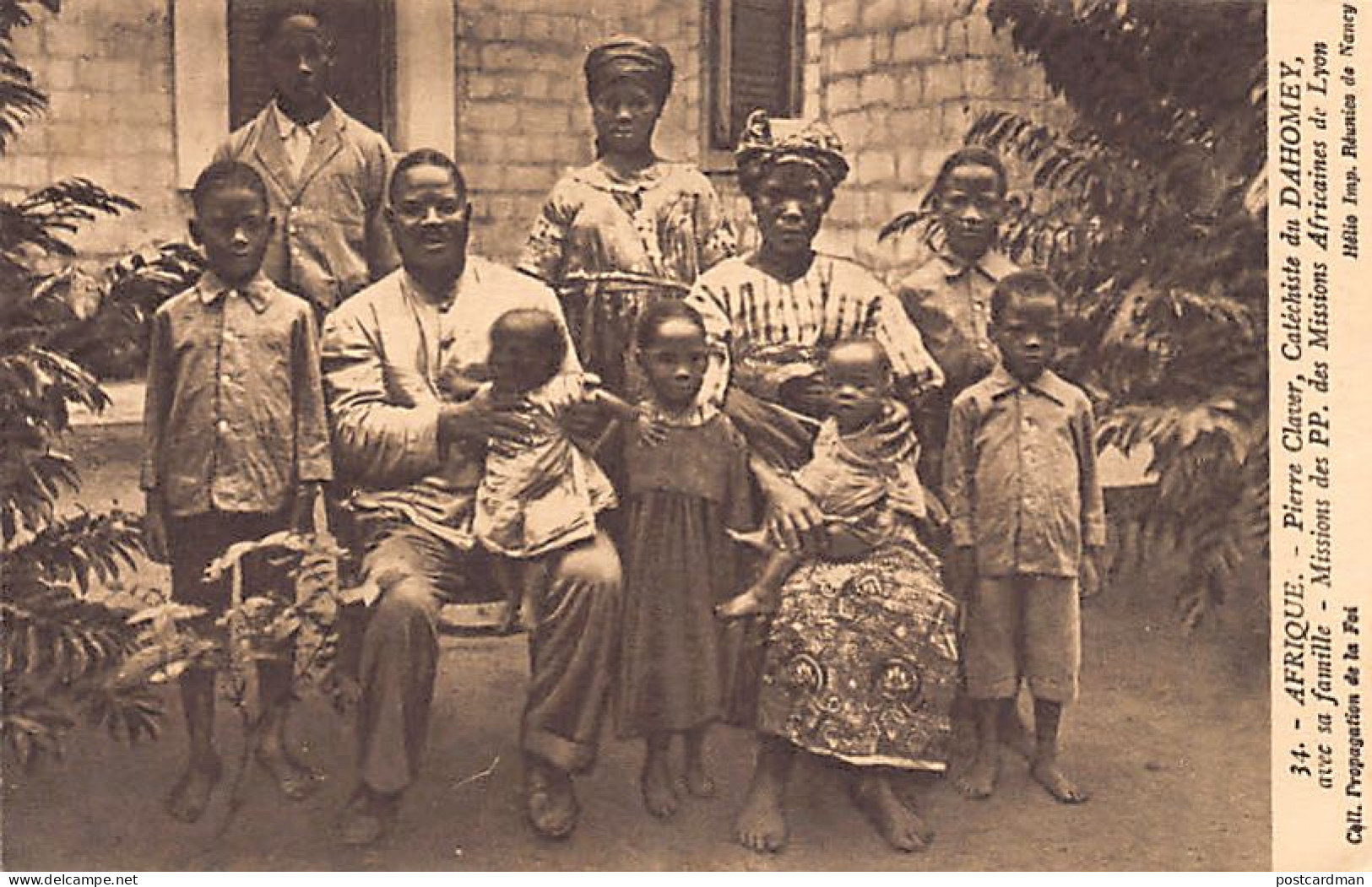 Bénin - Pierre Claver, Catéchiste Du Dahomey Avec Sa Famille - Ed. Missions Des PP. Des Missions Africaines De Lyon - Benin