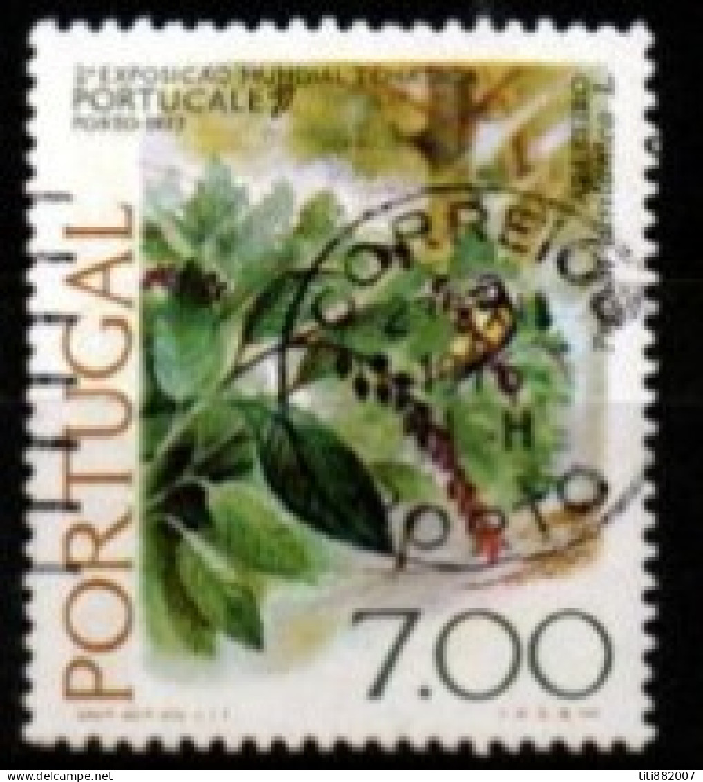 PORTUGAL    -   1976.    Y&T N° 1308 Oblitéré .  Laurier - Cerise - Used Stamps