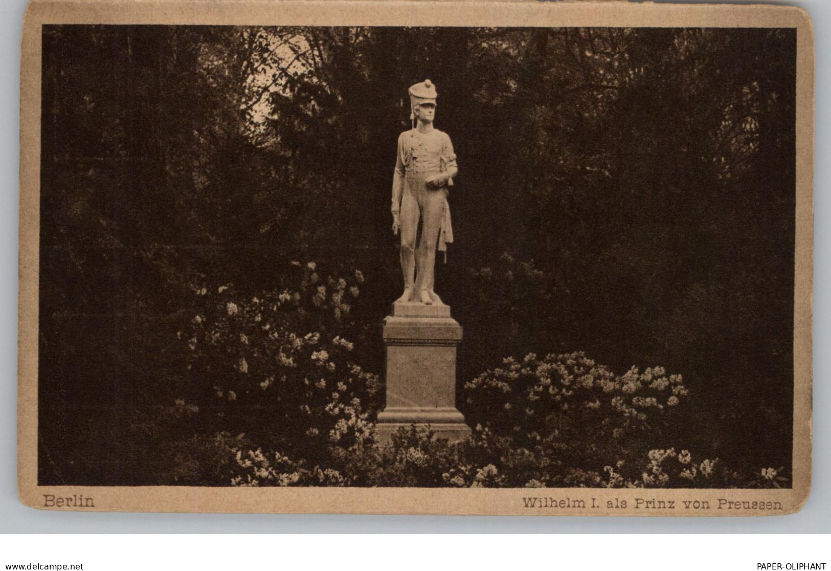 1000 BERLIN - TIERGARTEN, Denkmal Wilhelm I. Als Prinz Von Preussen - Tiergarten