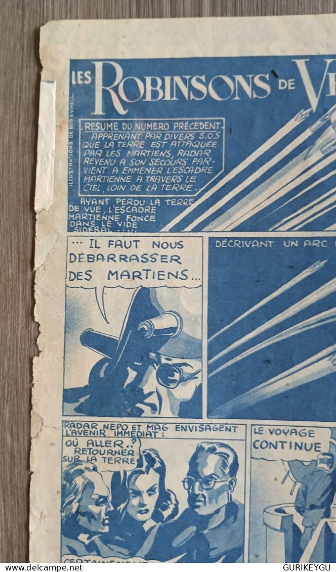 Les Exploits De Radar N° 9 Les Robinsons De Vénus EO 10/1947 BOB VINELL - Arédit & Artima