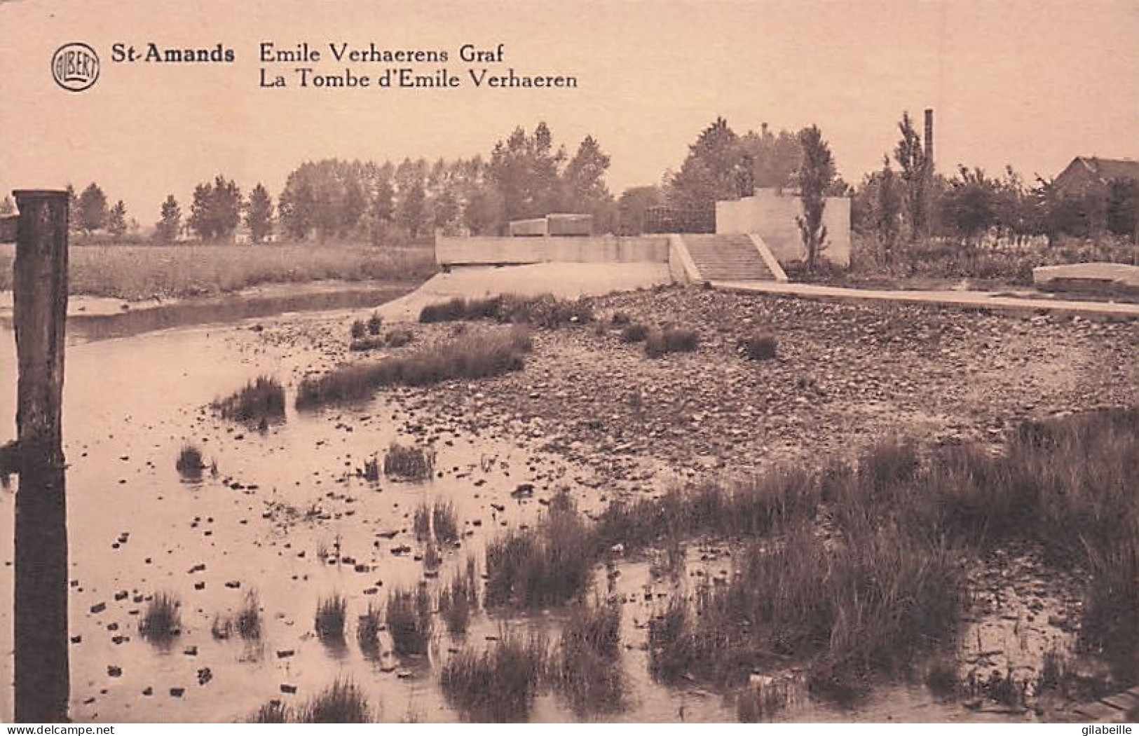 BELGIQUE - St-AMANDS - Emile Verhaerens Graf / La Tombe D'Emile Verhaeren - Sint-Amands