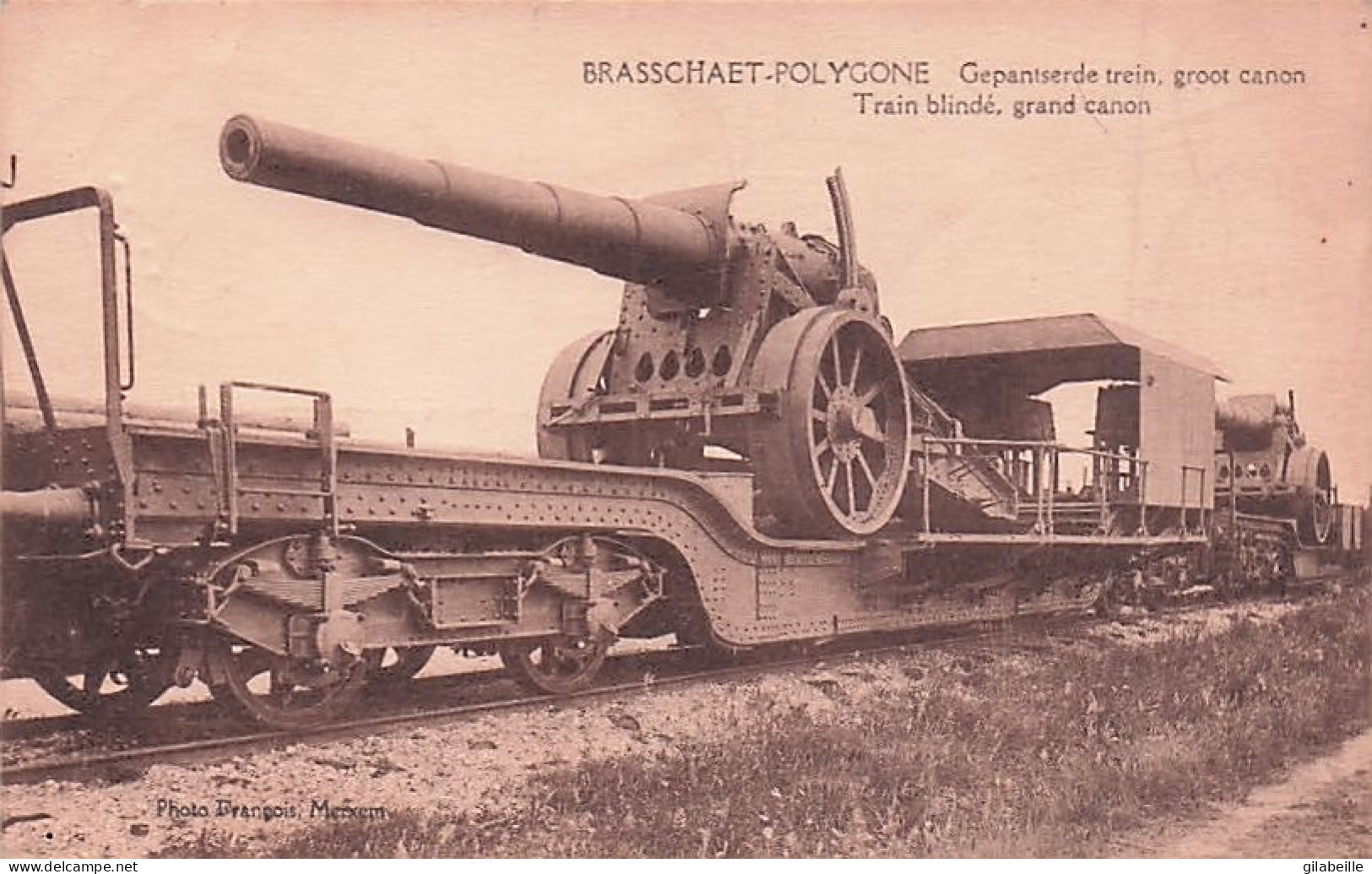 Brasschaat - BRASSCHAET - POLYGONE - Train Blindé - Grand Canon - Gepantserde Trein , Groot Canon - Brasschaat