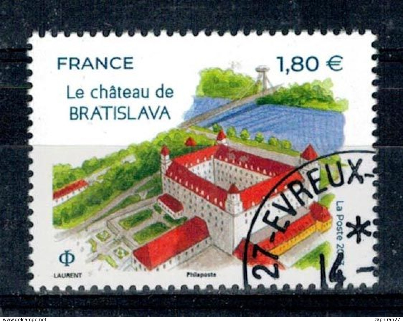 2023 CHATEAU BRATISLAVA OBLITERE CACHET ROND #234# - Used Stamps