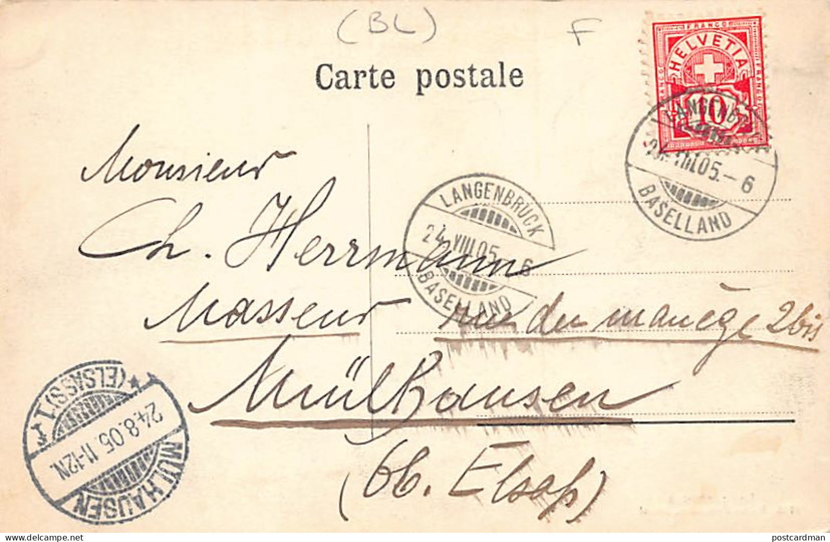 Schweiz - Langenbruck (BL) Gesamtansicht - Verlag Rathe-Fehlmann 2705 - Other & Unclassified