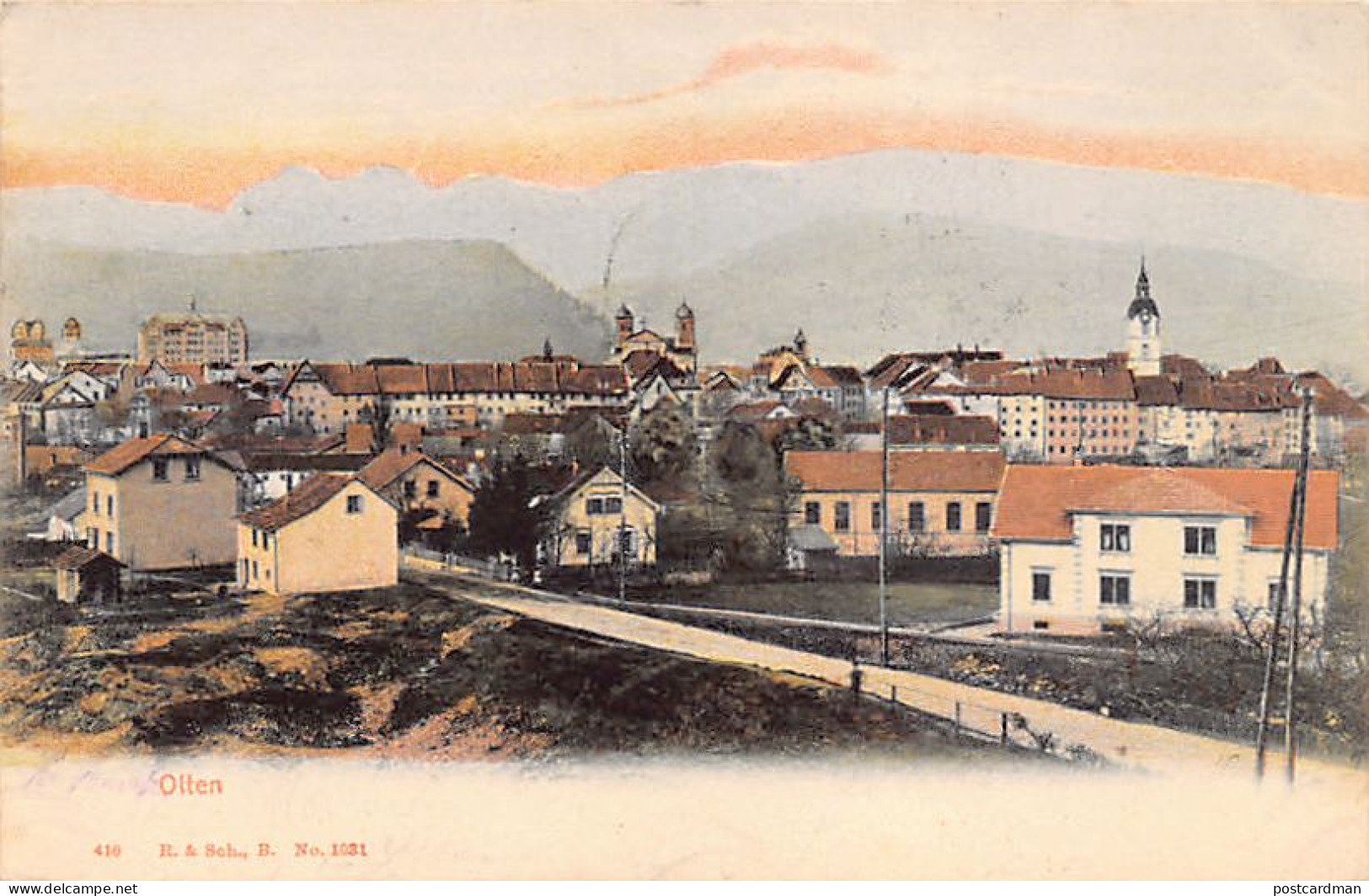 Schweiz - Olten (SO) Gesamtansicht - Verlag R. & Sch. 1081 - Olten