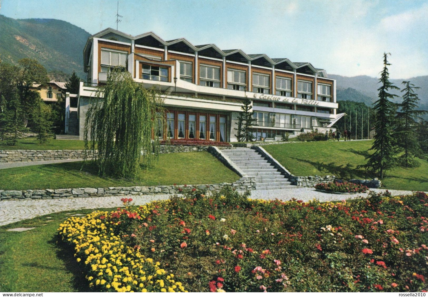 CARTOLINA 1966 ITALIA VALLE D' AOSTA ST. VINCENT CASINò Italy Postcard ITALIEN AK - Aosta